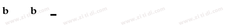 Bembo Bold字体转换